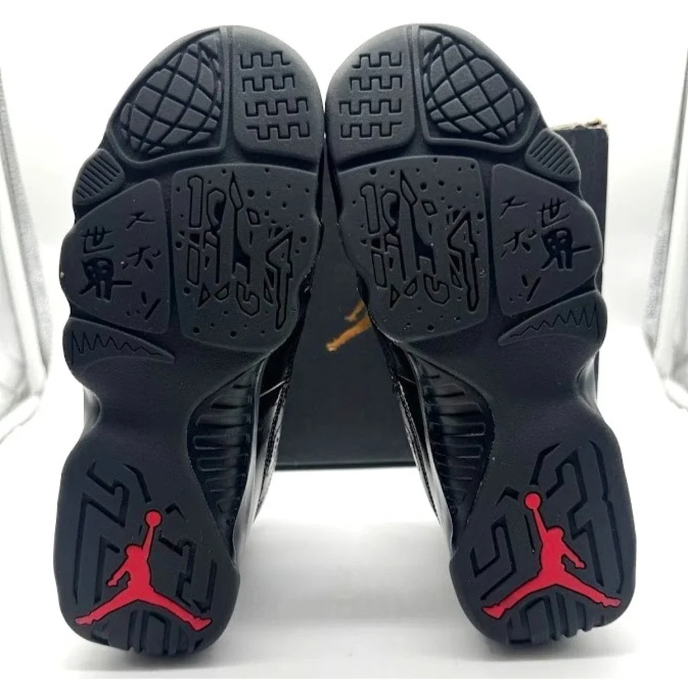 Nike Air Jordan 9 Retro BG Black Red 302359-014 Youth US 7Y EU 40 w/ Box